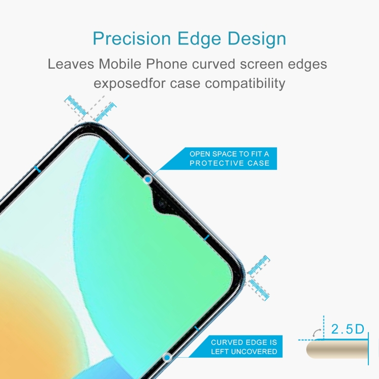 0.26mm 9H 2.5D Tempered Glass Film For Infinix Smart 6 - 2