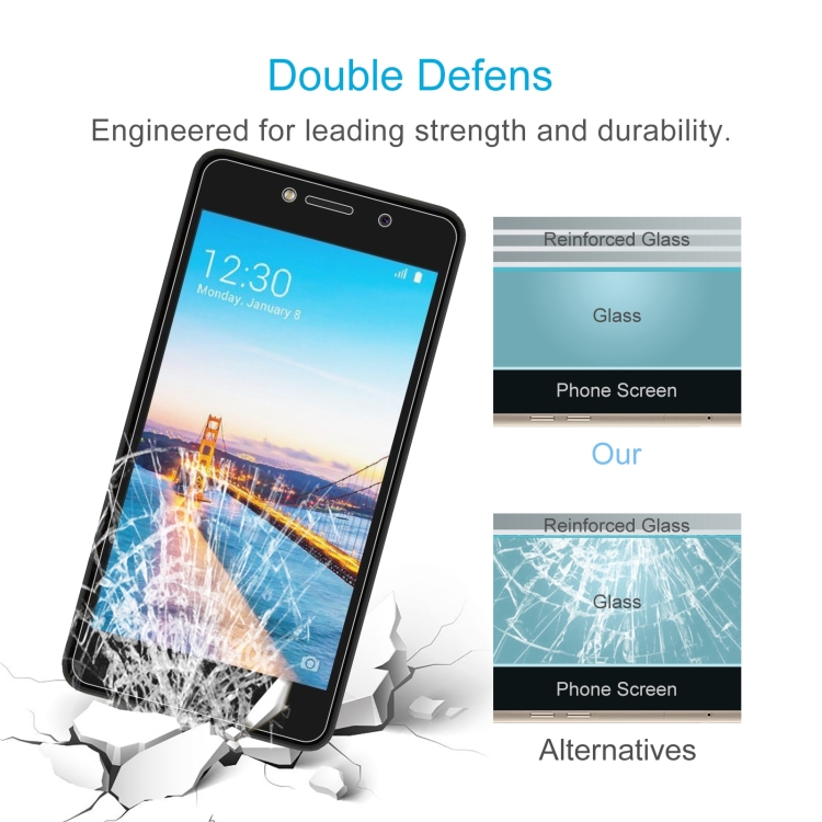 0.26mm 9H 2.5D Tempered Glass Film For Tecno A15 - 4