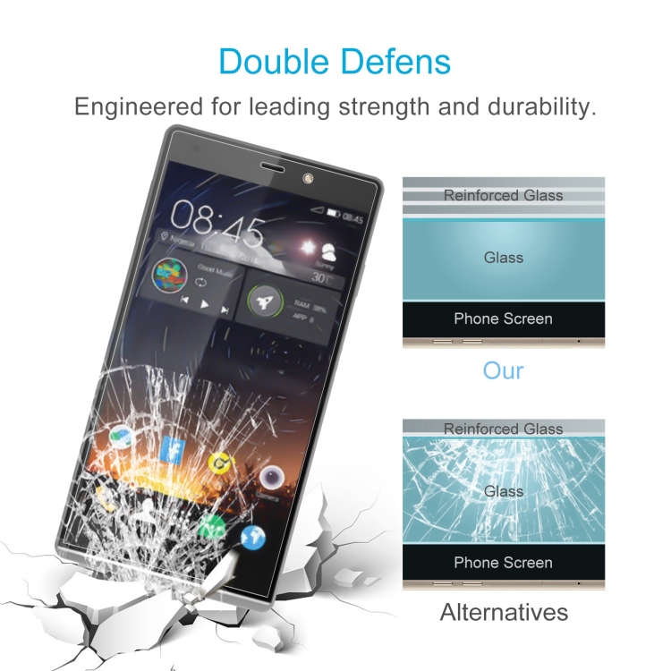 0.26mm 9H 2.5D Tempered Glass Film For Tecno Camon C8 - 4