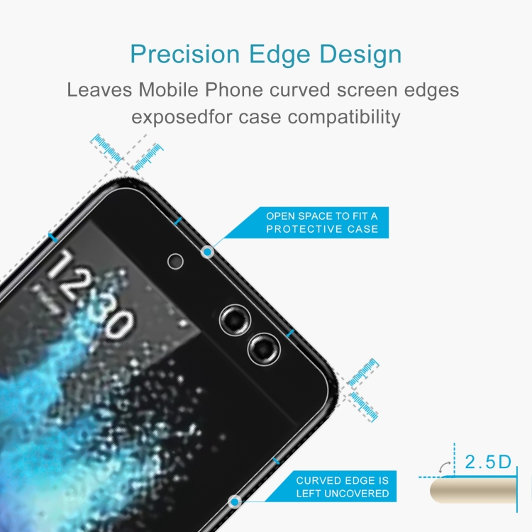 0.26mm 9H 2.5D Tempered Glass Film For Tecno S32 - 2