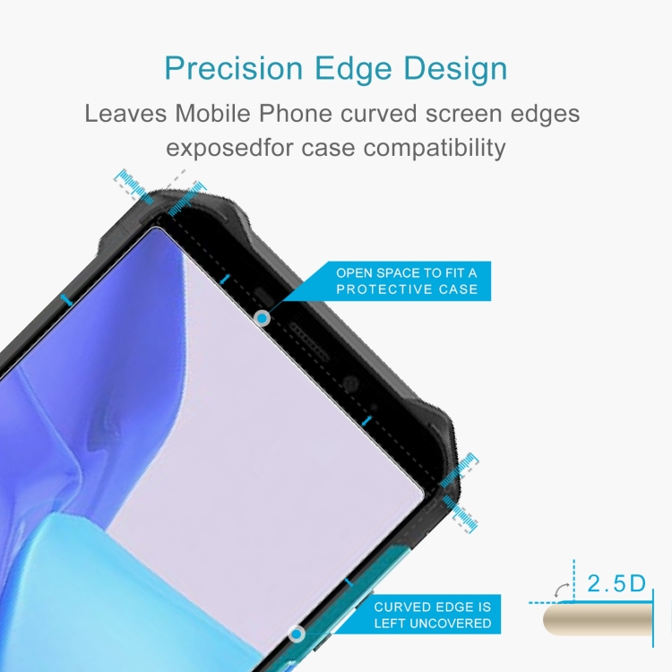 0.26mm 9H 2.5D Tempered Glass Film For Ulefone Armor X9 Pro - 2