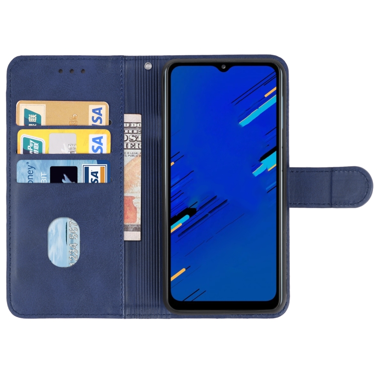 Leather Phone Case For Samsung Galaxy M33 5G(Blue) - 2