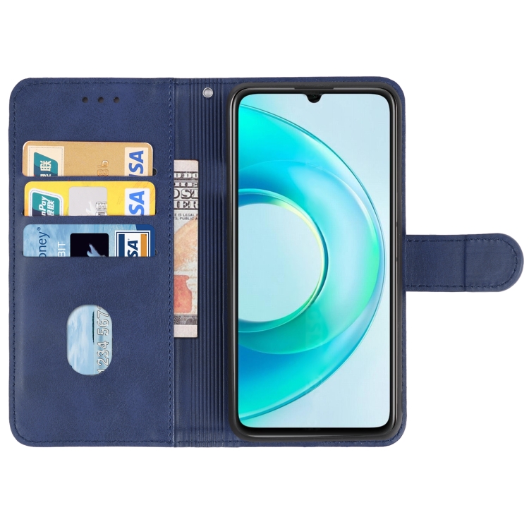 Leather Phone Case For Wiko T3(Blue) - 2