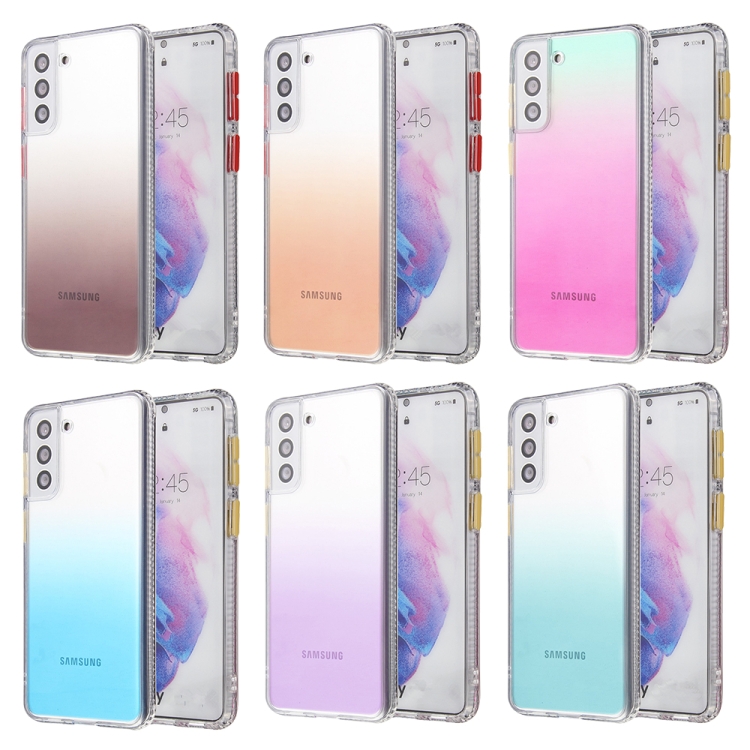 For Samsung Galaxy S22+ 5G Gradient TPU + Acrylic Phone Case(Purple) For Samsung Galaxy S22+ 5G Gradient TPU + Acrylic Phone Case(Purple)