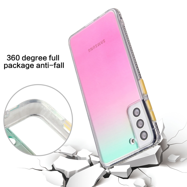 For Samsung Galaxy S22+ 5G Gradient TPU + Acrylic Phone Case(Purple) For Samsung Galaxy S22+ 5G Gradient TPU + Acrylic Phone Case(Purple)