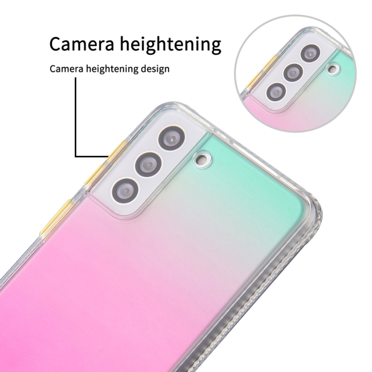 For Samsung Galaxy S22+ 5G Gradient TPU + Acrylic Phone Case(Purple) For Samsung Galaxy S22+ 5G Gradient TPU + Acrylic Phone Case(Purple)