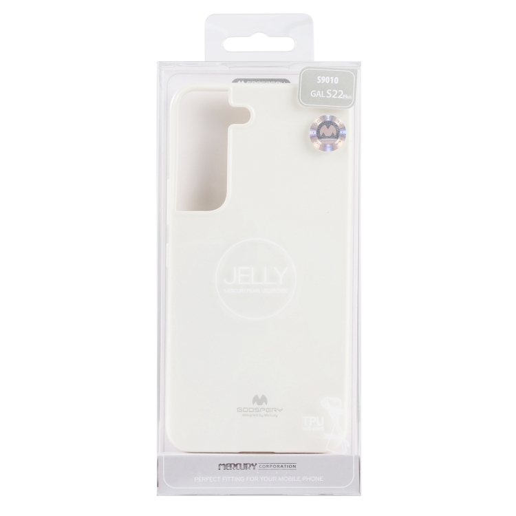 For Samsung Galaxy S22+ 5G GOOSPERY PEARL JELLY Shockproof TPU Phone Case(White) For Samsung Galaxy S22+ 5G GOOSPERY PEARL JELLY Shockproof TPU Phone Case(White)
