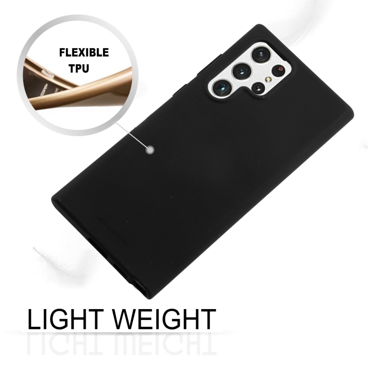 For Samsung Galaxy S22 Ultra 5G GOOSPERY SOFT FEELING Liquid TPU Soft Case(Black) For Samsung Galaxy S22 Ultra 5G GOOSPERY SOFT FEELING Liquid TPU Soft Case(Black)