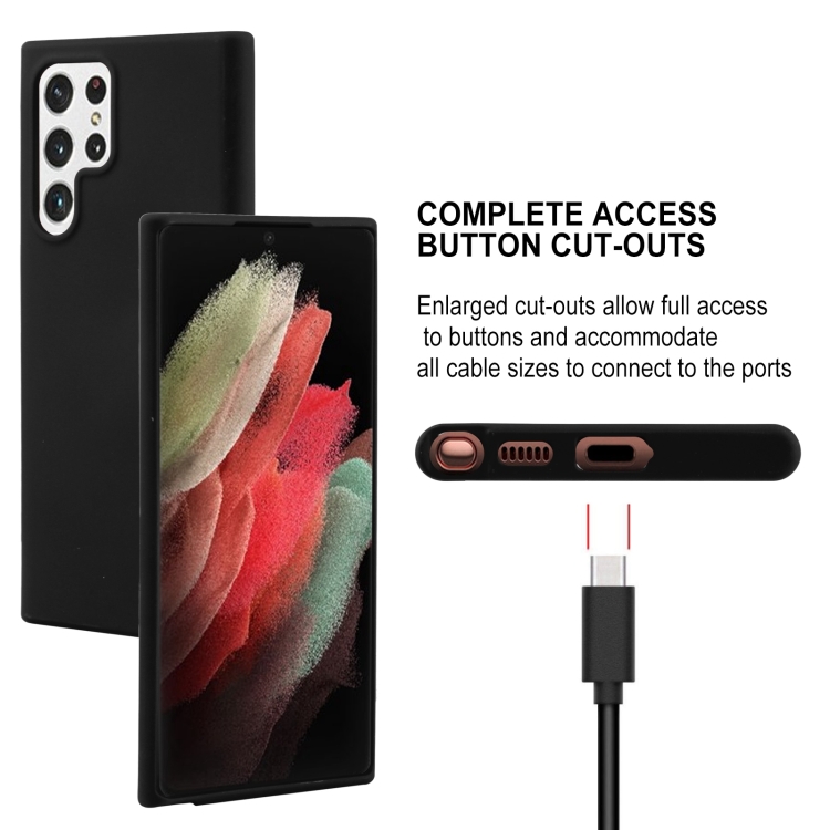 For Samsung Galaxy S22 Ultra 5G GOOSPERY SOFT FEELING Liquid TPU Soft Case(Black) For Samsung Galaxy S22 Ultra 5G GOOSPERY SOFT FEELING Liquid TPU Soft Case(Black)