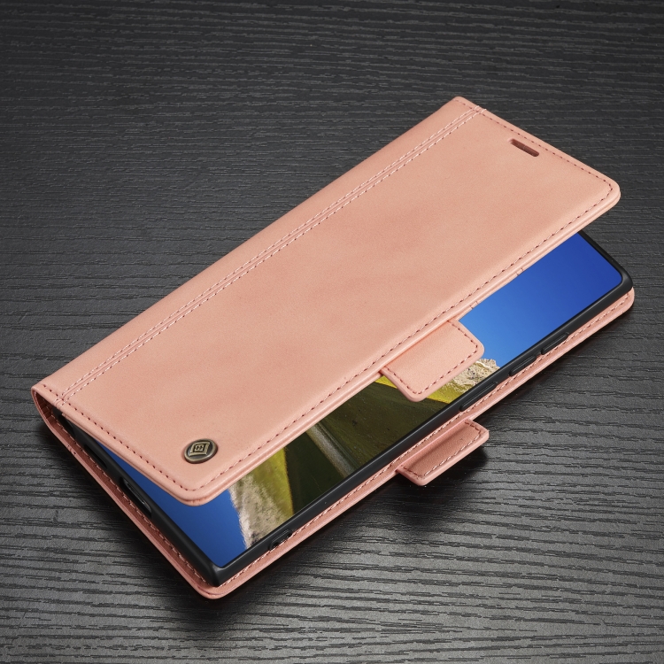 For Samsung Galaxy S22 Ultra LC.IMEEKE PU + TPU Skin-friendly Feeling Leather Phone Case(Rose Gold) For Samsung Galaxy S22 Ultra LC.IMEEKE PU + TPU Skin-friendly Feeling Leather Phone Case(Rose Gold)