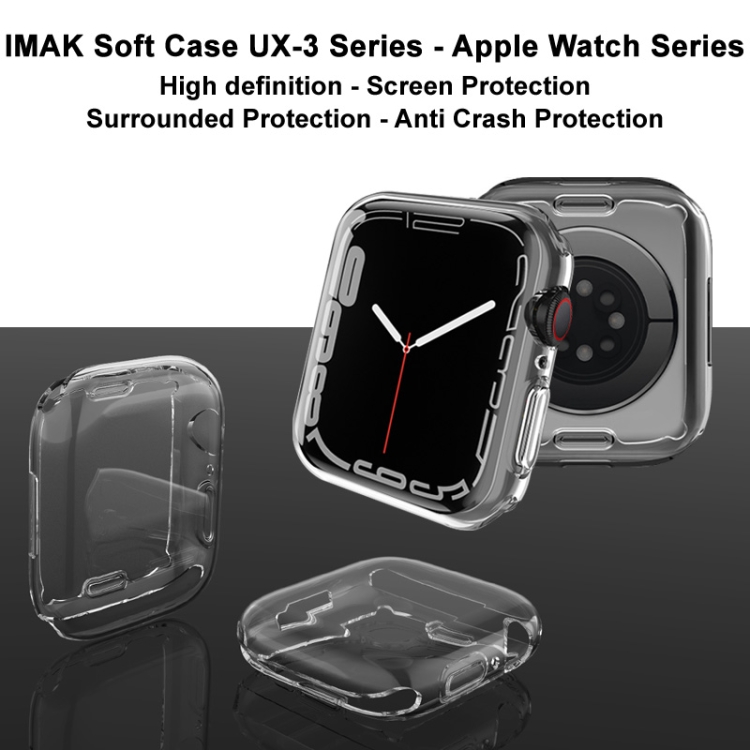 imak UX-3 Series TPU Protective Case For Apple Watch Series 7 41mm - 2