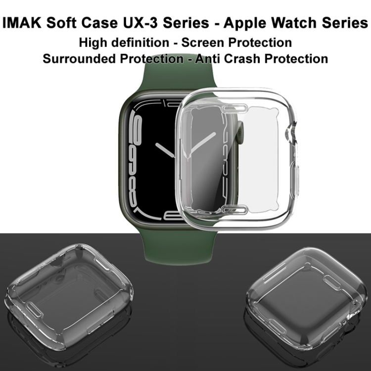 imak UX-3 Series TPU Protective Case For Apple Watch Series 7 45mm - 3