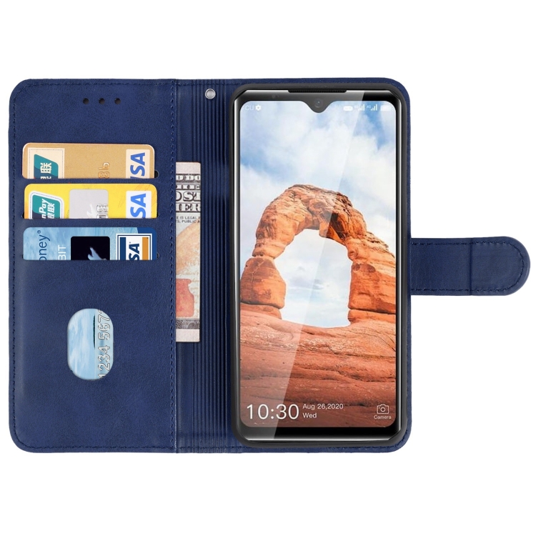 Leather Phone Case For Oukitel WP8 Pro(Blue) - 2