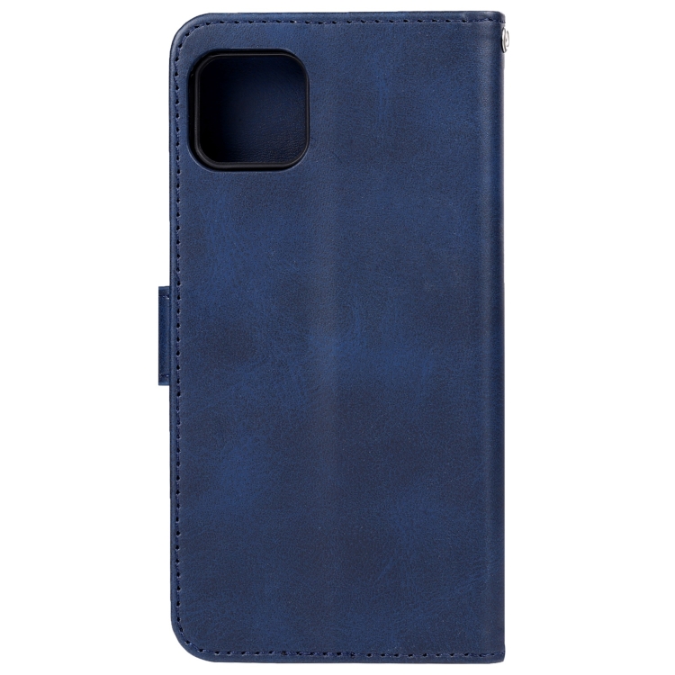 Leather Phone Case For Wiko Y52(Blue) - 2