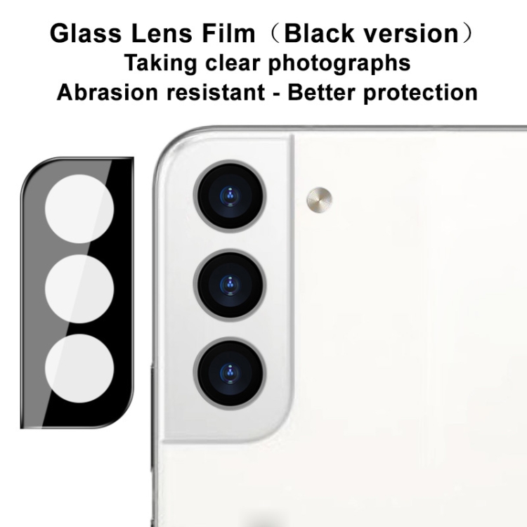 For Samsung Galaxy S22+ 5G imak Rear Camera Lens Glass Film Black Version For Samsung Galaxy S22+ 5G imak Rear Camera Lens Glass Film Black Version