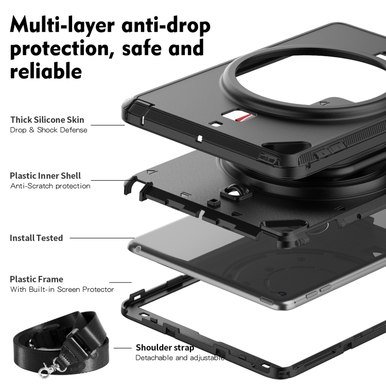 TPU + PC Tablet Case For iPad mini 5 / 4(Black) TPU + PC Tablet Case For iPad mini 5 / 4(Black)