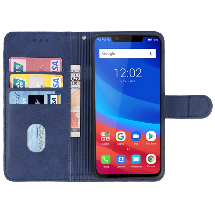 Leather Phone Case For Ulefone Armor 6E(Blue) - 2