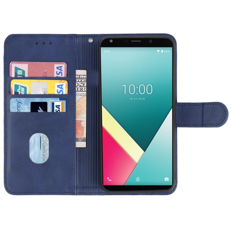 Leather Phone Case For Wiko Y61(Blue) - 2