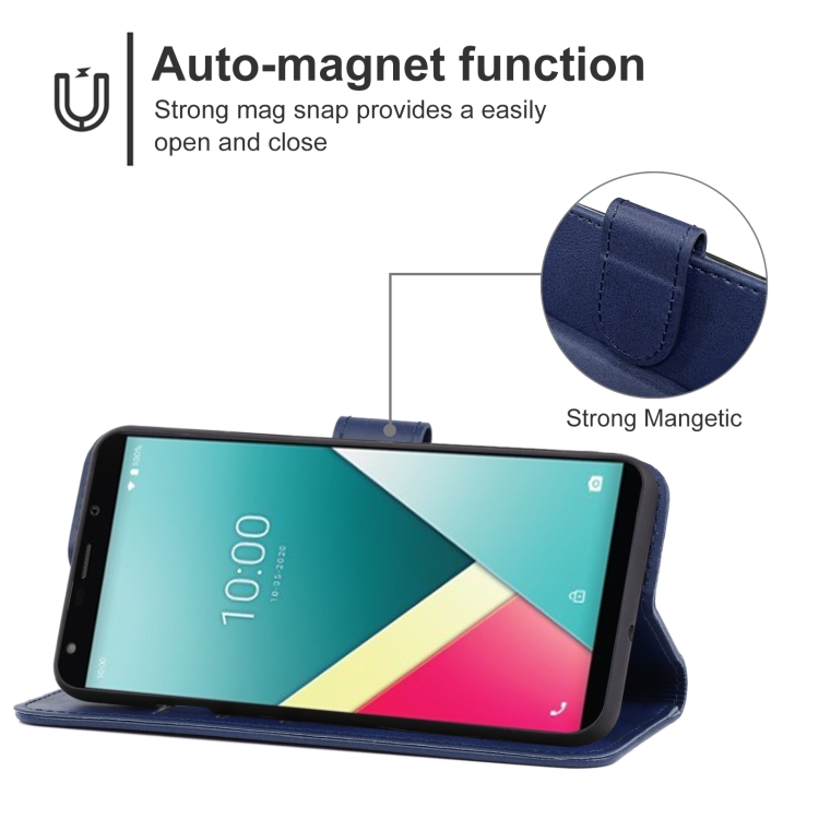 Leather Phone Case For Wiko Y61(Blue) - 3