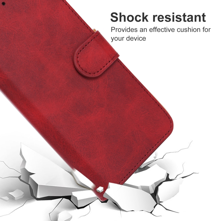 Leather Phone Case For Xiaomi Mi Mix 3 5G(Red) - 4