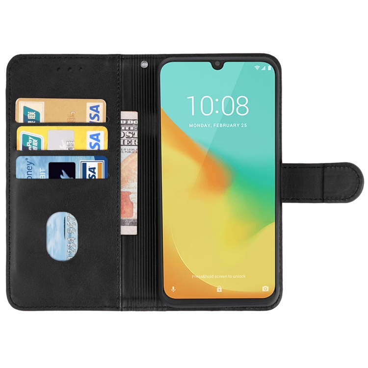 Leather Phone Case For ZTE Blade V10(Black) - 2