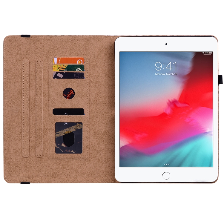 Color Weave Smart Leather Tablet Case For iPad mini 5 / 4 / 3 / 2 / 1(Black) - 2