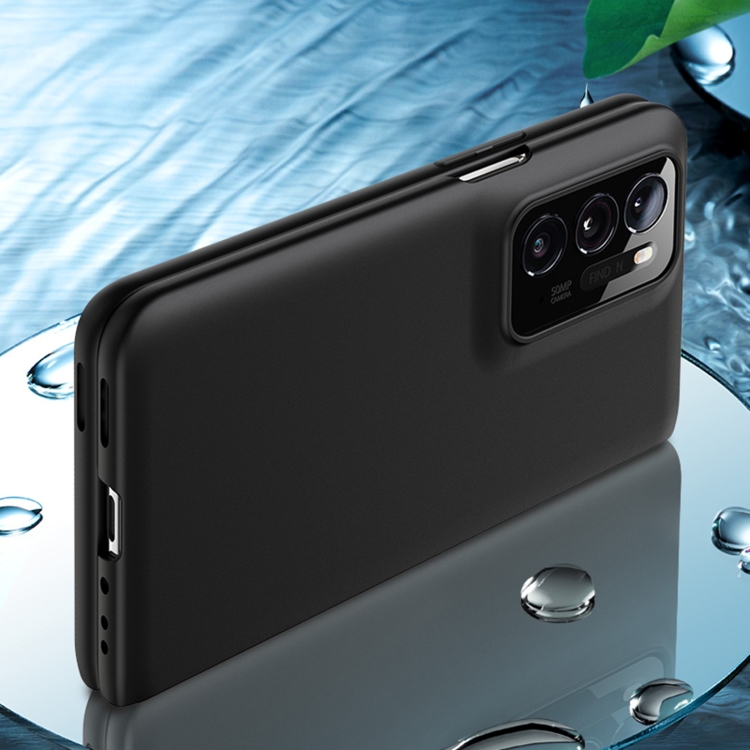 For OPPO Find N Skin Feel Oil Spray PC Phone Case(Black) - B2