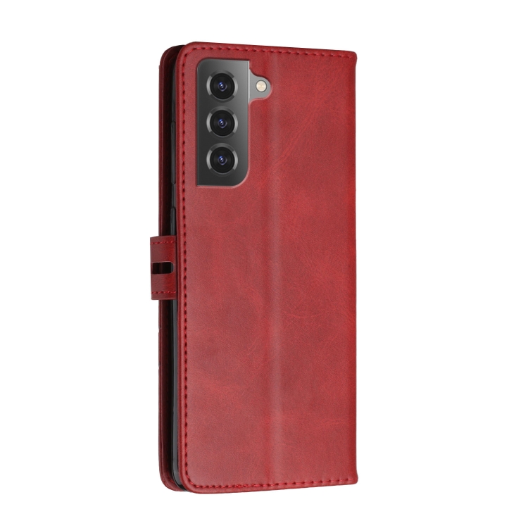 For Samsung Galaxy S22+ 5G Cow Texture Leather Phone Case(Red) For Samsung Galaxy S22+ 5G Cow Texture Leather Phone Case(Red)