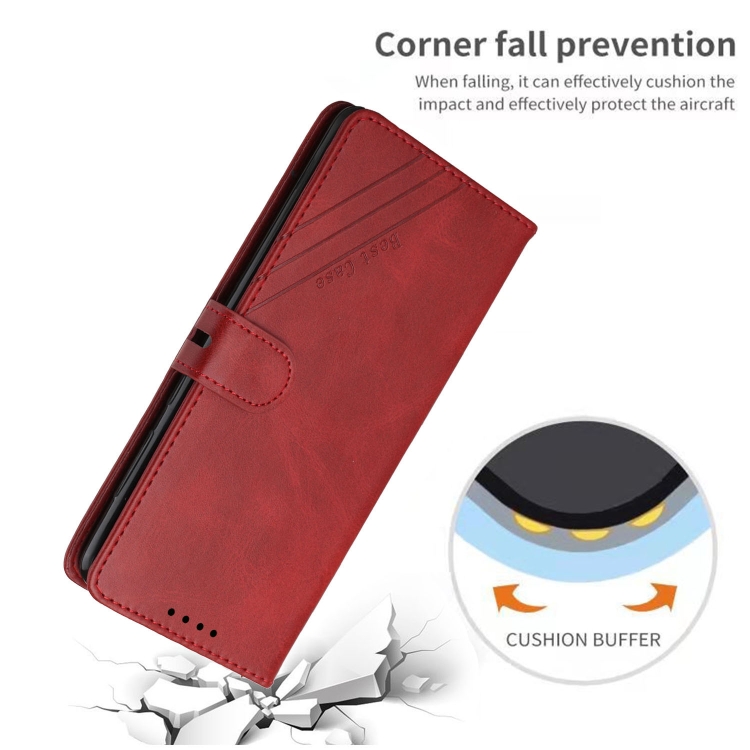 For Samsung Galaxy S22+ 5G Cow Texture Leather Phone Case(Red) For Samsung Galaxy S22+ 5G Cow Texture Leather Phone Case(Red)