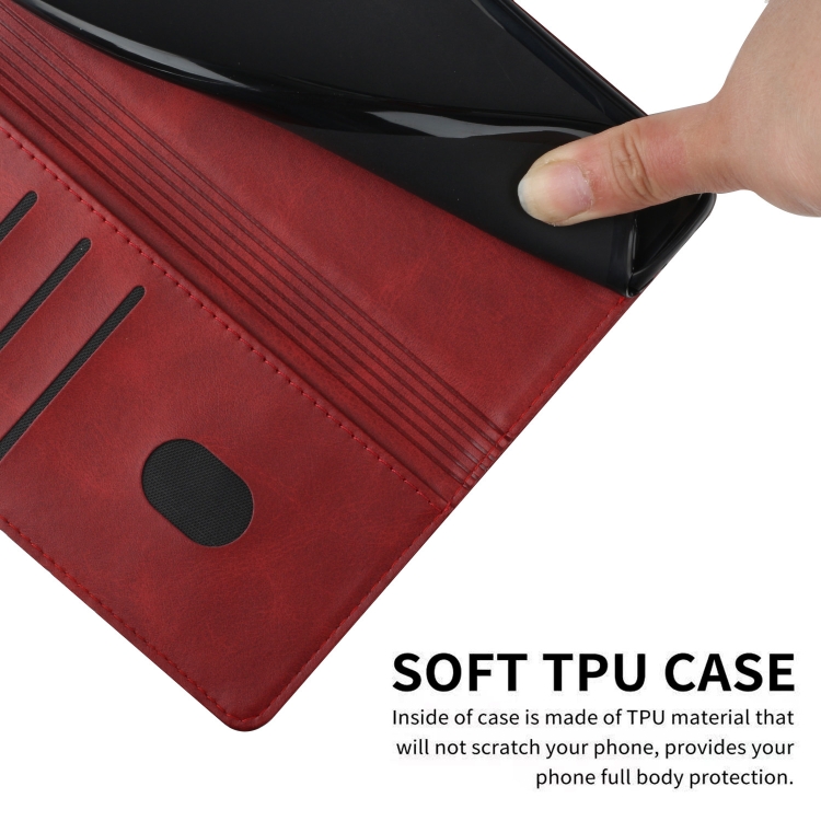 For Samsung Galaxy S22+ 5G Cow Texture Leather Phone Case(Red) For Samsung Galaxy S22+ 5G Cow Texture Leather Phone Case(Red)