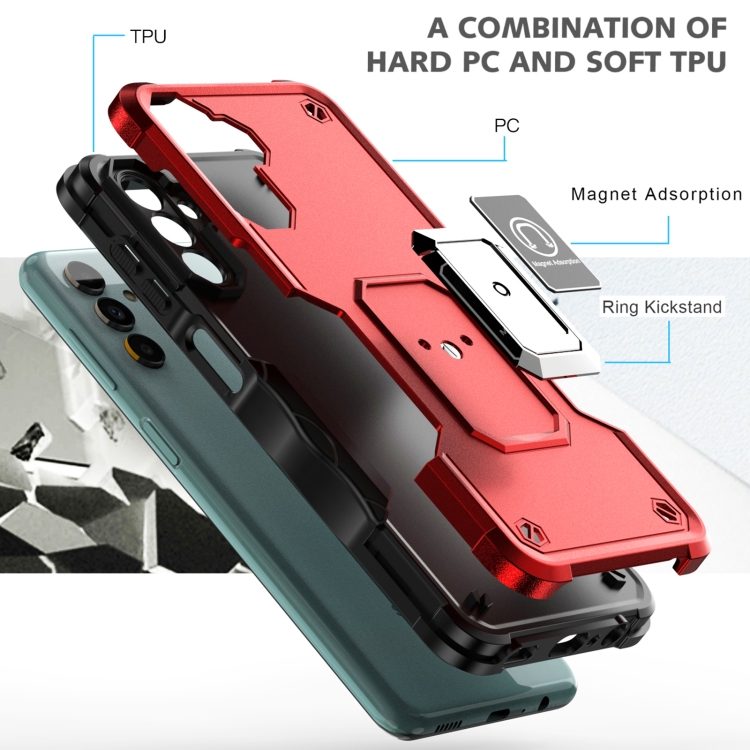 Ring Holder Non-slip Armor Phone Case For Samsung Galaxy A13 5G / Galaxy A13 4G / Galaxy A13 Lite / Galaxy A04 / Galaxy A04s / Galaxy A04e 4G (Blue) Ring Holder Non-slip Armor Phone Case For Samsung Galaxy A13 5G / Galaxy A13 4G / Galaxy A13 Lite / Galaxy A04 / Galaxy A04s / Galaxy A04e 4G (Blue)