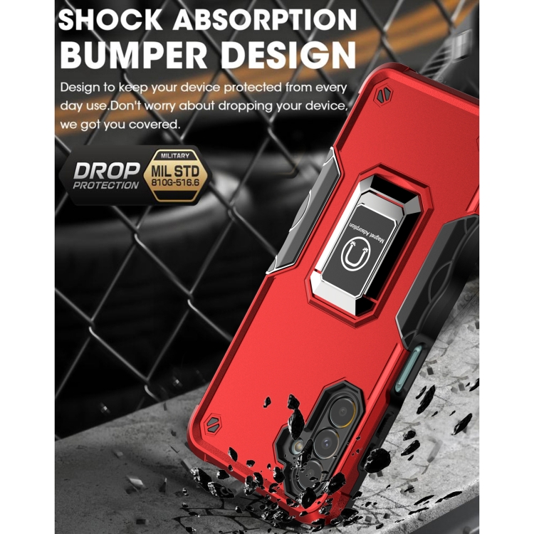 Ring Holder Non-slip Armor Phone Case For Samsung Galaxy A13 5G / Galaxy A13 4G / Galaxy A13 Lite / Galaxy A04 / Galaxy A04s / Galaxy A04e 4G (Blue) Ring Holder Non-slip Armor Phone Case For Samsung Galaxy A13 5G / Galaxy A13 4G / Galaxy A13 Lite / Galaxy A04 / Galaxy A04s / Galaxy A04e 4G (Blue)