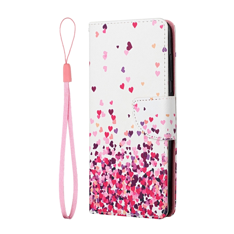 For Samsung Galaxy S22 Ultra 5G Colored Drawing Leather Phone Case(Pink Heart) For Samsung Galaxy S22 Ultra 5G Colored Drawing Leather Phone Case(Pink Heart)