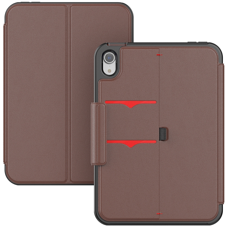 For iPad mini 6 Litchi Texture PU Leather Tablet Case(Coffee) For iPad mini 6 Litchi Texture PU Leather Tablet Case(Coffee)