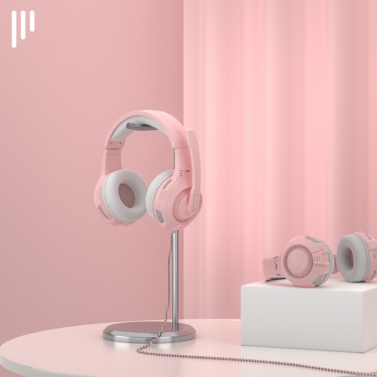 Anivia A11 Auriculares de juego con cable de 3,5 mm con micrófono (rosa) - 1