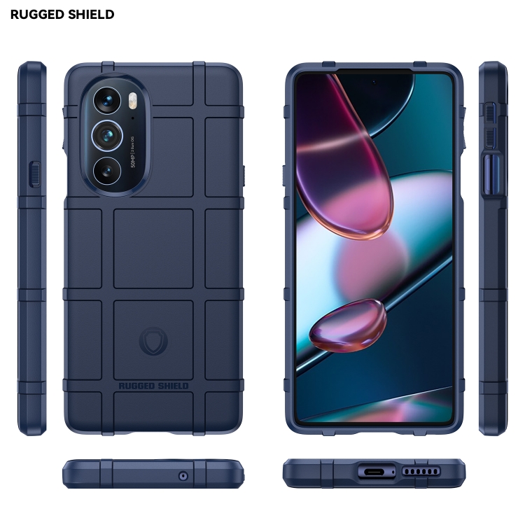 For Motorola Edge X30 5G Full Coverage Shockproof TPU Phone Case(Blue) - 1