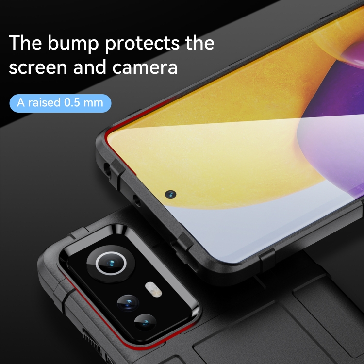 For Xiaomi Mi 12 Full Coverage Shockproof TPU Phone Case(Black) - 4