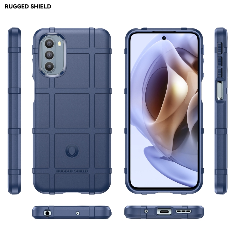 For Motorola Moto G31 / G41 Full Coverage Shockproof TPU Phone Case(Blue) - 1