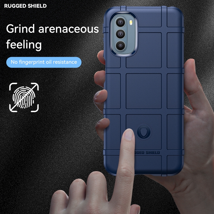 For Motorola Moto G31 / G41 Full Coverage Shockproof TPU Phone Case(Blue) - 3