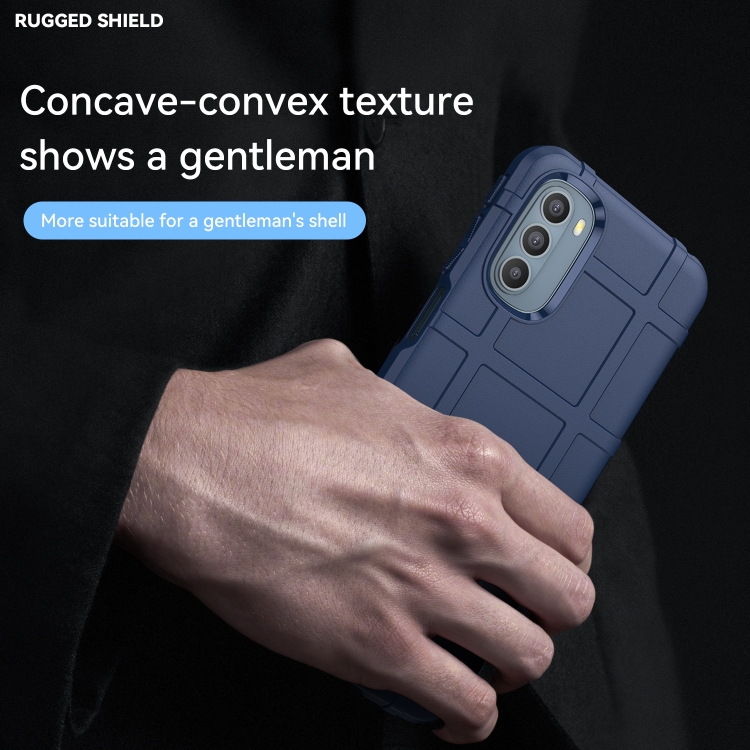 For Motorola Moto G31 / G41 Full Coverage Shockproof TPU Phone Case(Blue) - 5