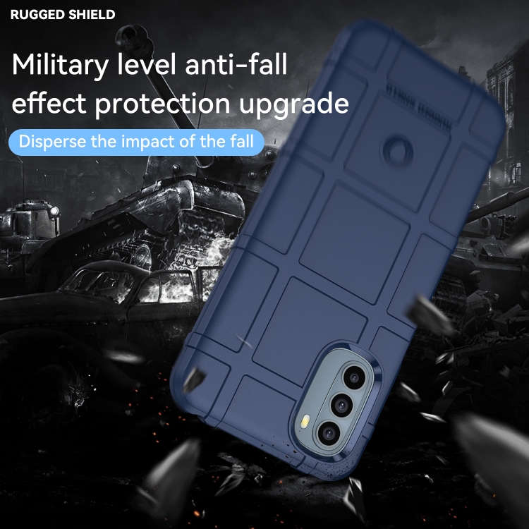 For Motorola Moto G31 / G41 Full Coverage Shockproof TPU Phone Case(Blue) - 6