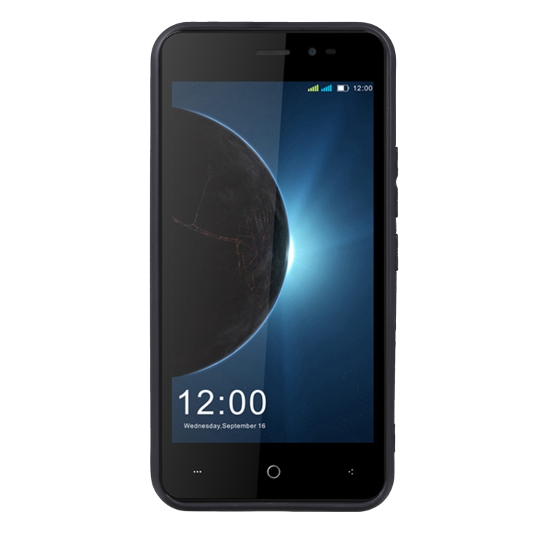 TPU Phone Case For LEAGOO Z6(Pudding Black) - 1