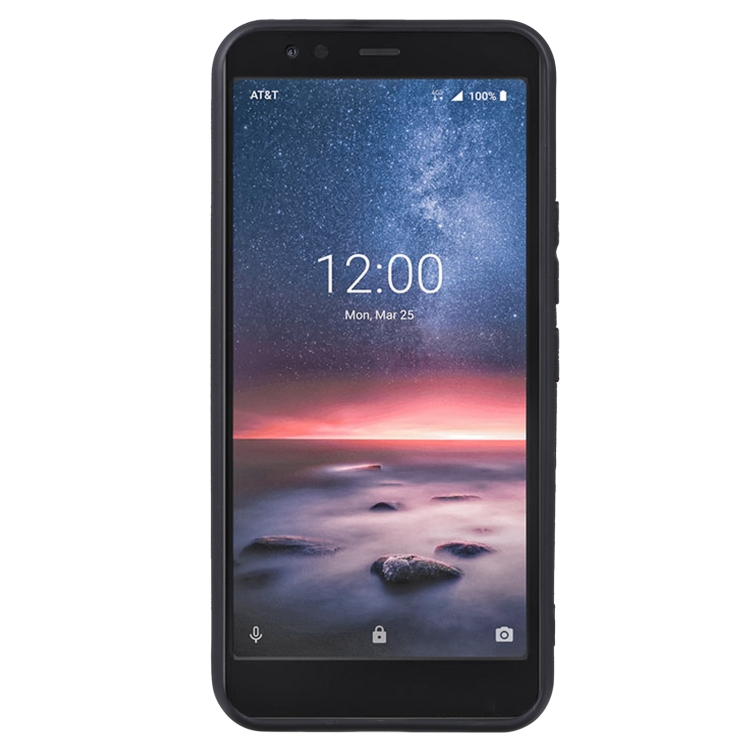 TPU Phone Case For Nokia 3.1 A(Pudding Black) - 1