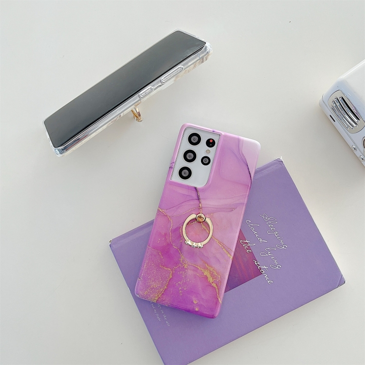 For Samsung Galaxy S20 FE Ring Holder Glitter Marble Phone Case(Twilight Black) For Samsung Galaxy S20 FE Ring Holder Glitter Marble Phone Case(Twilight Black)