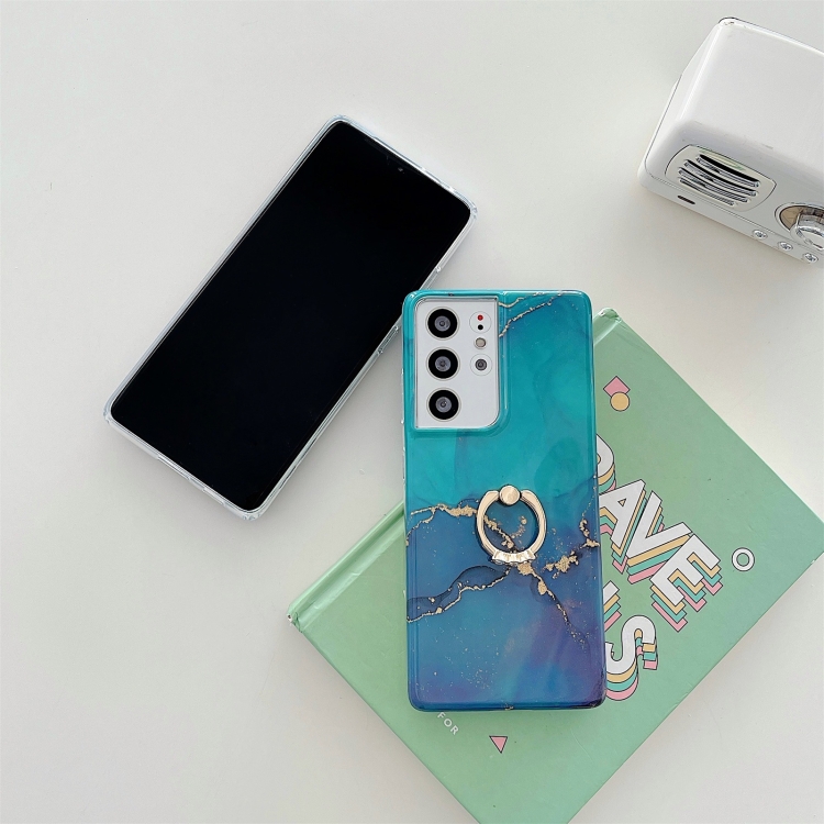 For Samsung Galaxy S20 FE Ring Holder Glitter Marble Phone Case(Twilight Black) For Samsung Galaxy S20 FE Ring Holder Glitter Marble Phone Case(Twilight Black)