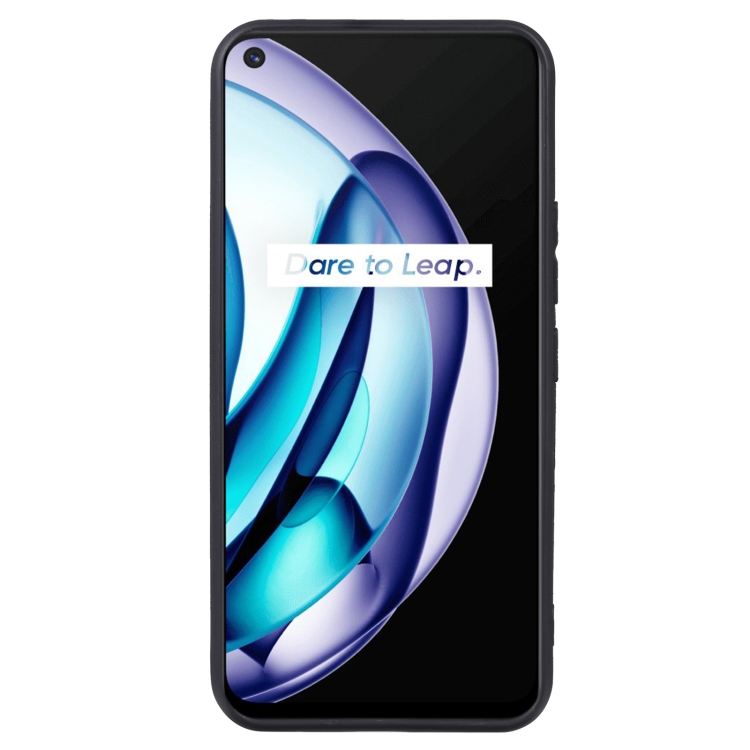 TPU Phone Case For OPPO Realme Q3s(Pudding Black) - 1