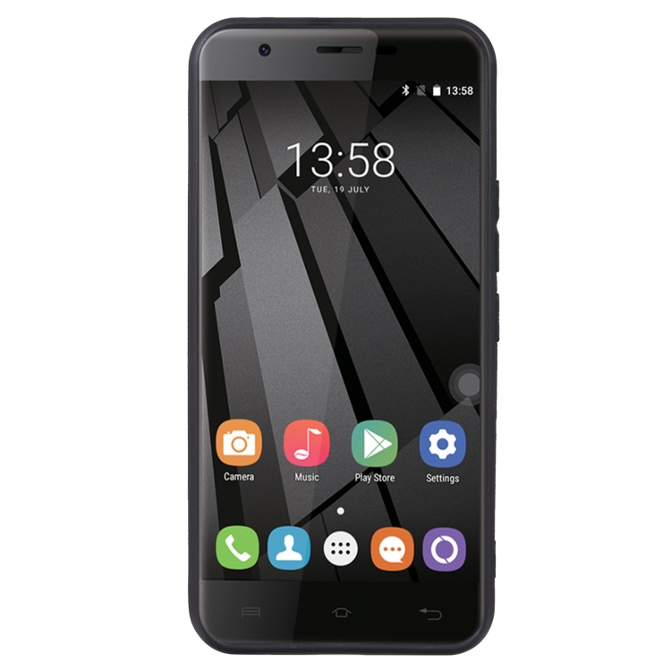 For Oukitel U7 Plus TPU Phone Case(Pudding Black) - 1