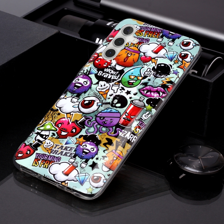 For Samsung Galaxy A53 5G Luminous TPU Protective Phone Case(Graffiti)