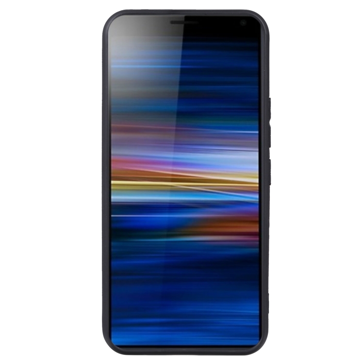 For Sony Xperia 8 Lite TPU Phone Case(Pudding Black) - 1