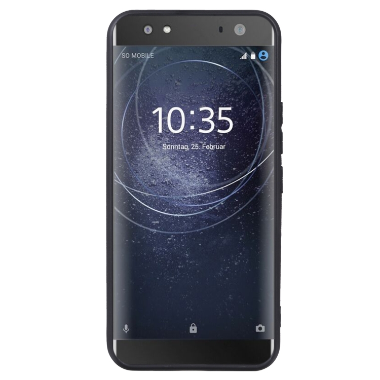 For Sony Xperia XA2 Ultra TPU Phone Case(Pudding Black) - 1